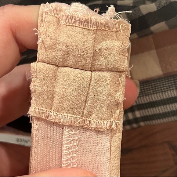 Show me Your MuMu Elegant Beige pink Sleeveless Dress size large - Picture 8 of 9